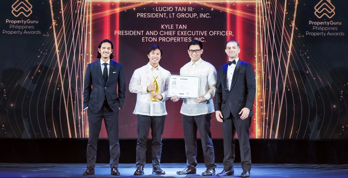 Eton’s Kyle Tan recognized as "Rising Star" at Philippines Property Awards 2023