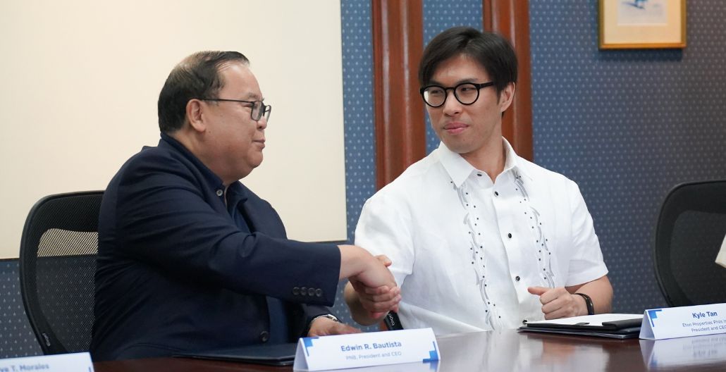 Kyle Ellis C. Tan, President and CEO of Eton Properties Philippines, Inc and Edwin R. Bautista, President and CEO of PNB